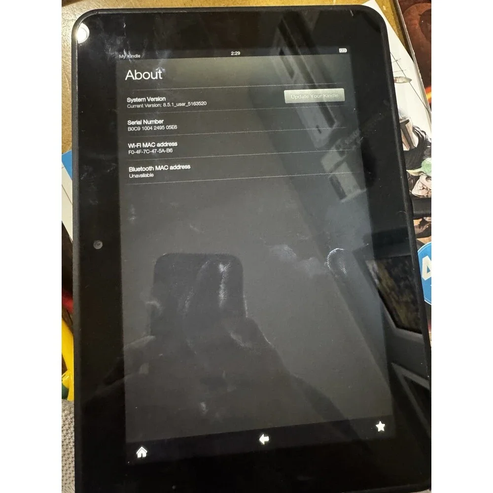 Lot of 5 Amazon Kindle Fire HD Tablets - 8.9” 7” & HD 6 - All Working